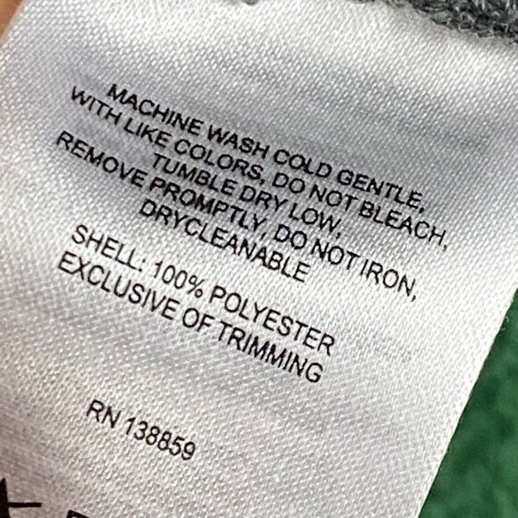 Columbia NDSU Bisons Fleece Vest Large Green Zip North Dakota State University - Picture 6 of 11